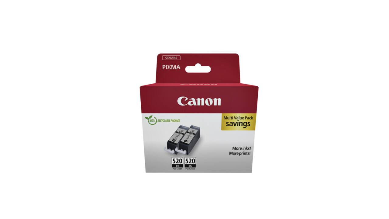 Inktcartridge Canon PGI-520 zwart 2x