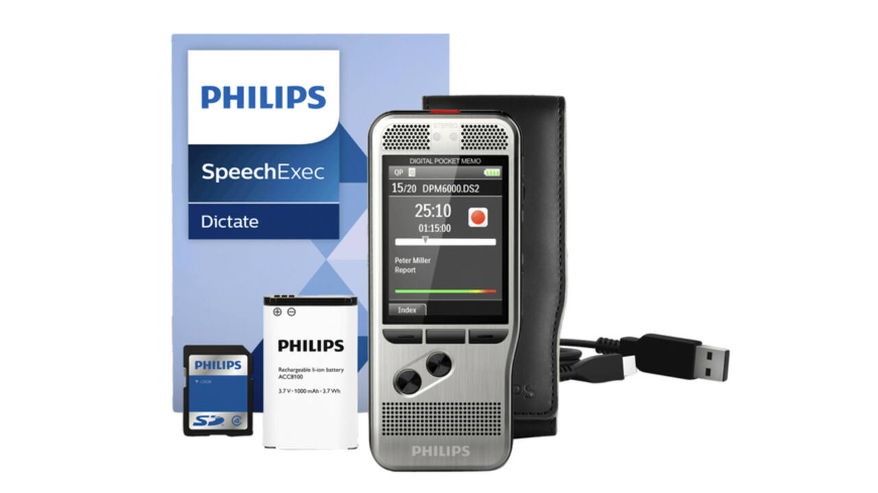 Dicteerapparaat Philips PocketMemo DPM6000