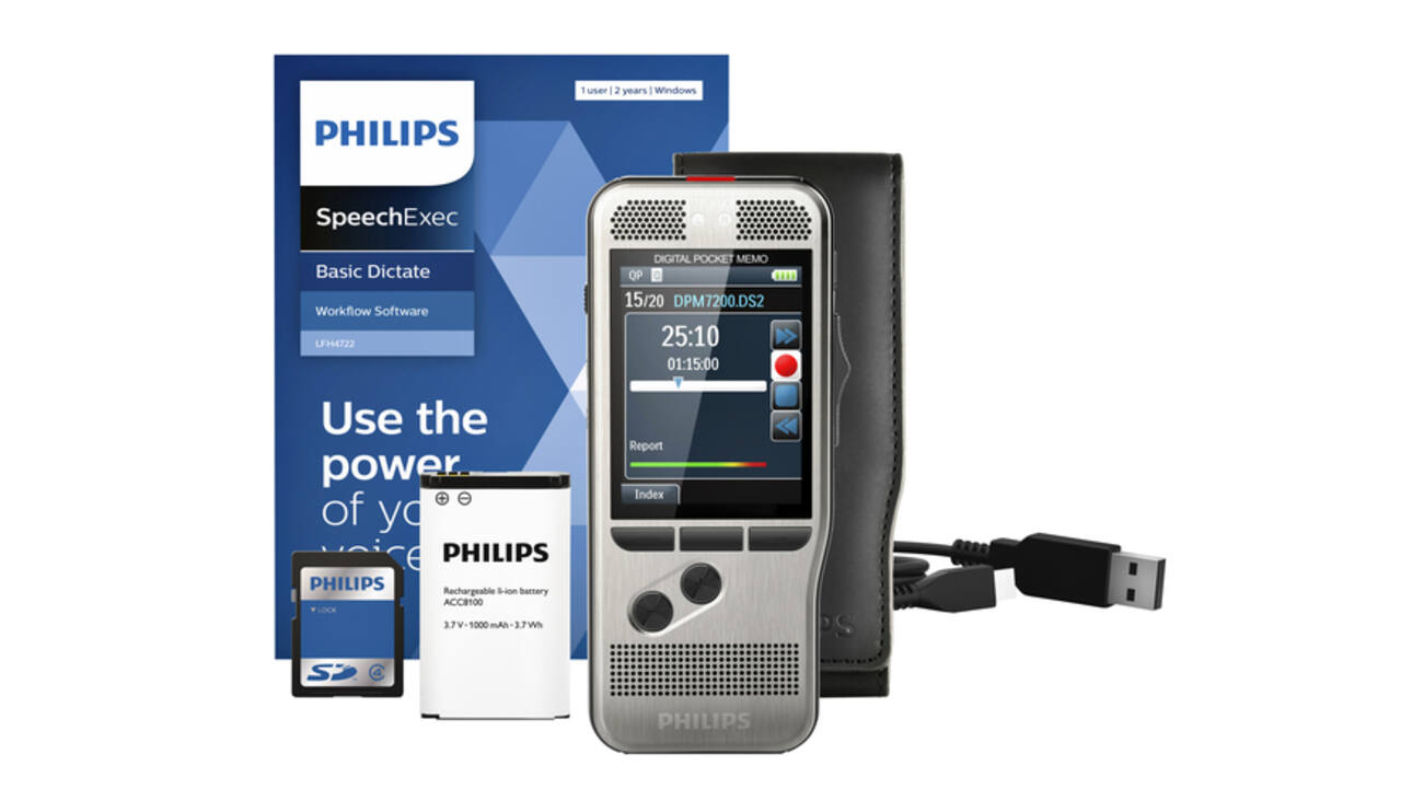 Dicteerapparaat Philips PocketMemo DPM7200