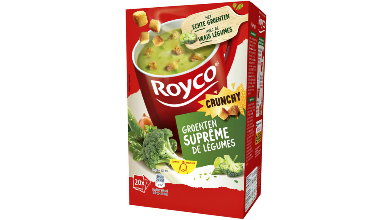 Soep Royco groenten surpreme met croutons 20 zakjes