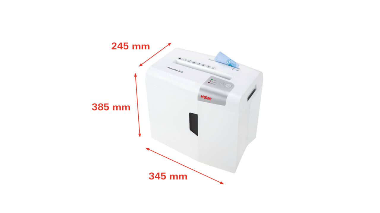 Papiervernietiger HSM shredstar S10 stroken 6mm