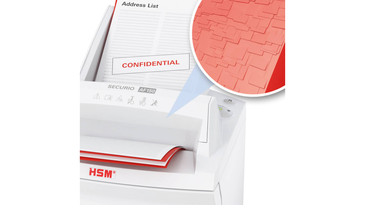 Papiervernietiger HSM Securio AF150 snippers 4,5x30mm