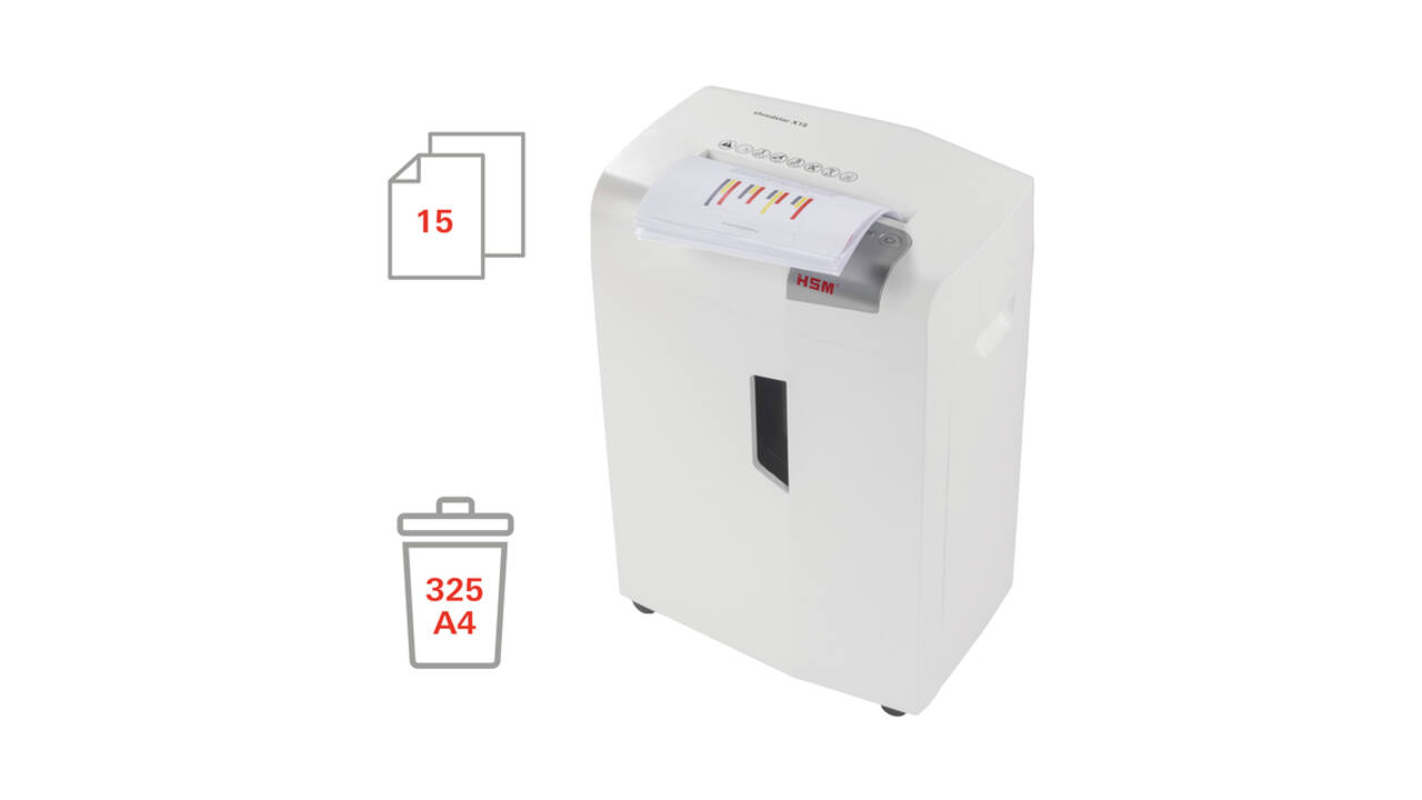 Papiervernietiger HSM shredstar X15 snippers 4x37mm