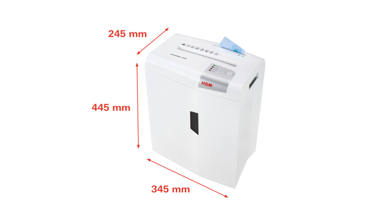Papiervernietiger HSM shredstar X10 snippers 4.5x30mm