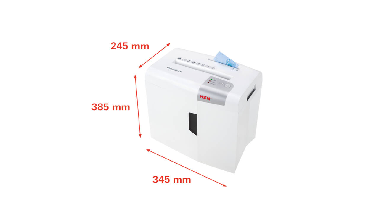 Papiervernietiger HSM shredstar X5 snippers 4.5x30mm