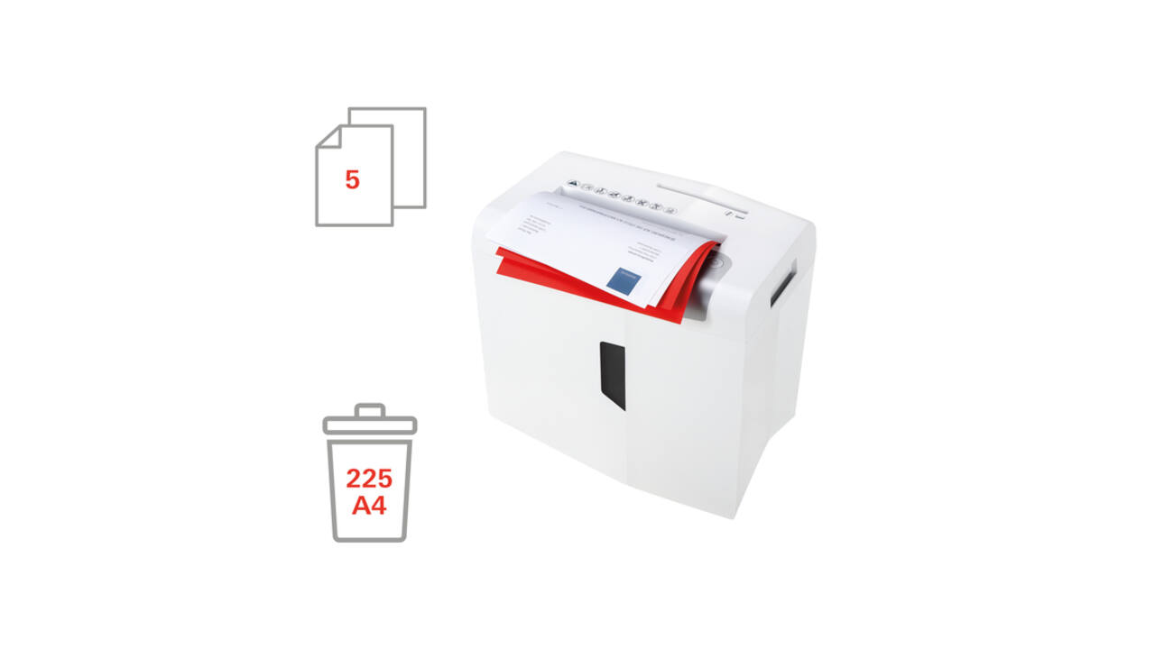 Papiervernietiger HSM shredstar X5 snippers 4.5x30mm