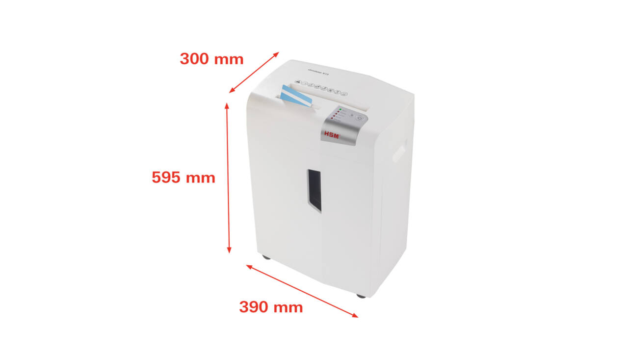 Papiervernietiger HSM shredstar X13 snippers 4x37mm