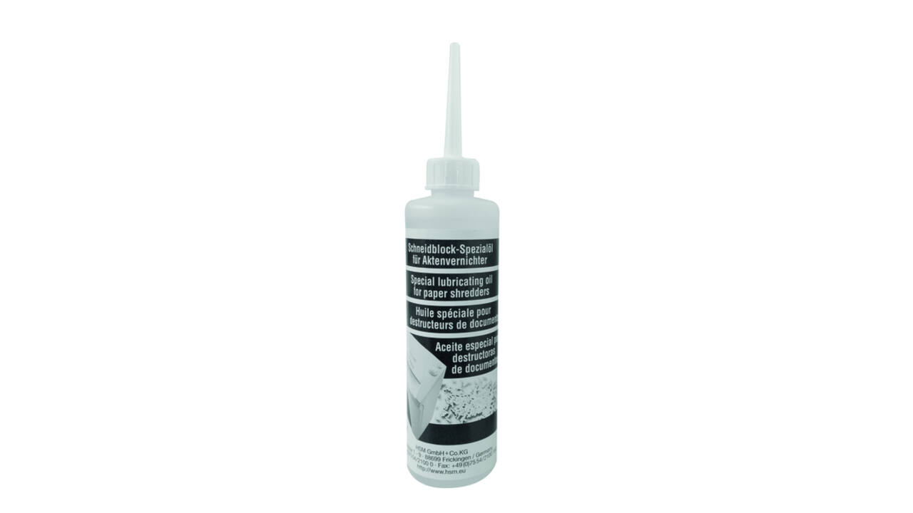 Olie voor papiervernietiger HSM 250ml
