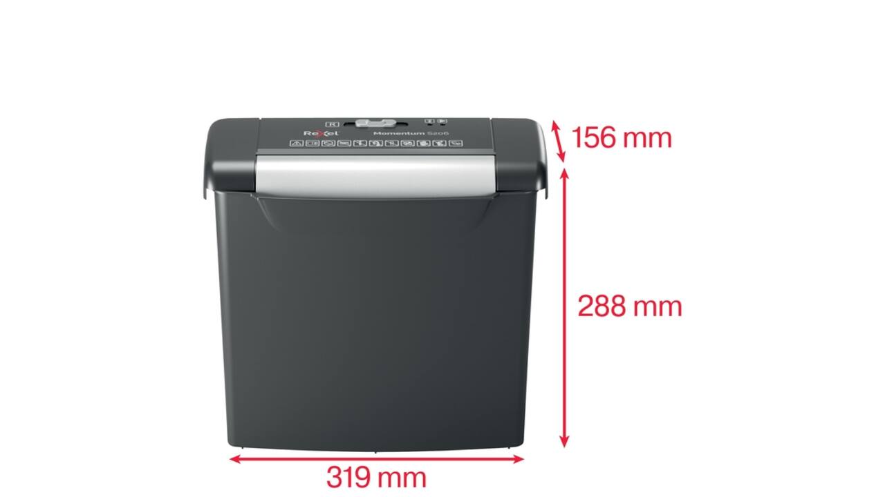 Papiervernietiger Rexel Momentum S206 stroken 6mm