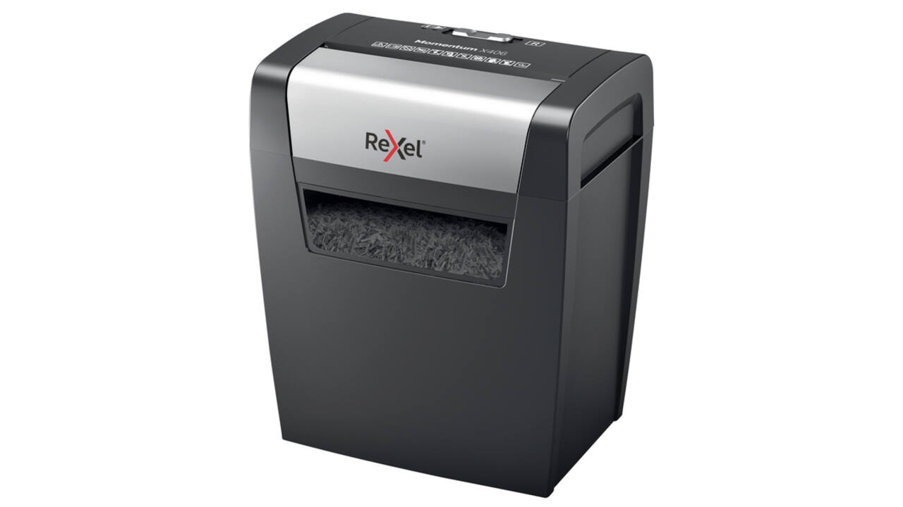 Papiervernietiger Rexel Momentum X406 snippers 4x28mm