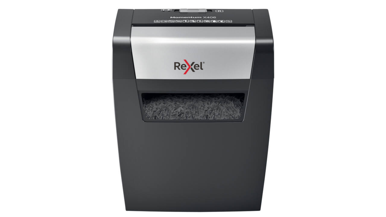 Papiervernietiger Rexel Momentum X406 snippers 4x28mm