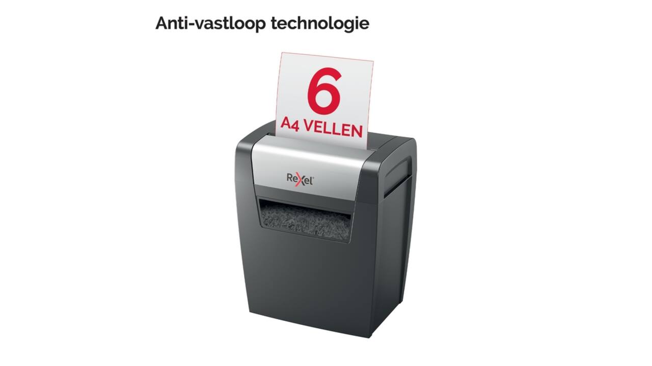 Papiervernietiger Rexel Momentum X406 snippers 4x28mm