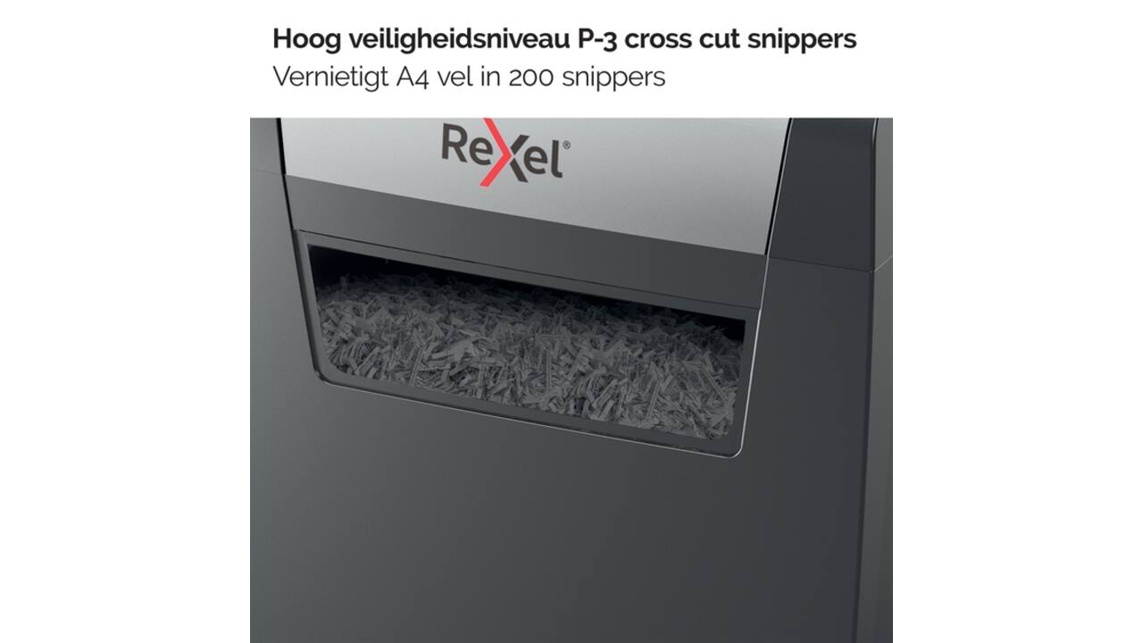 Papiervernietiger Rexel Momentum X308 snippers 5x42mm