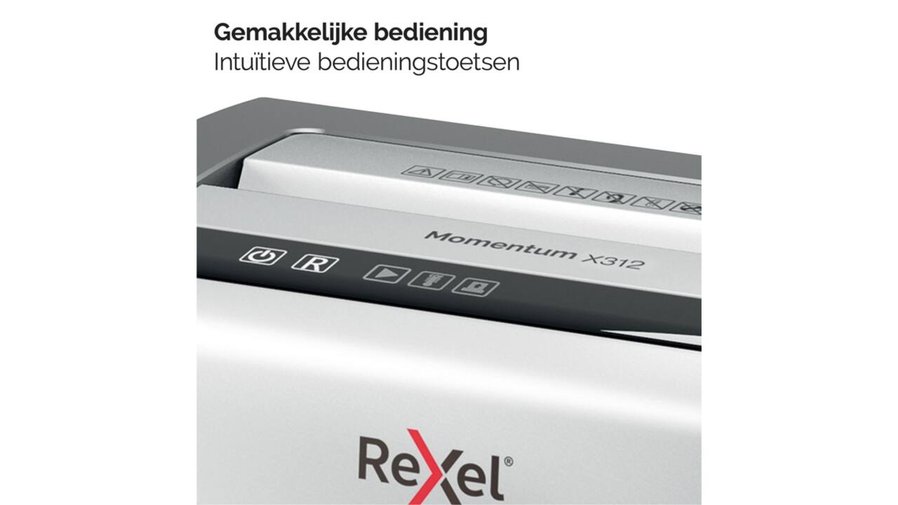 Papiervernietiger Rexel Momentum X312 snippers 5x42mm