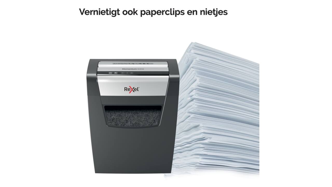 Papiervernietiger Rexel Momentum X312 snippers 5x42mm
