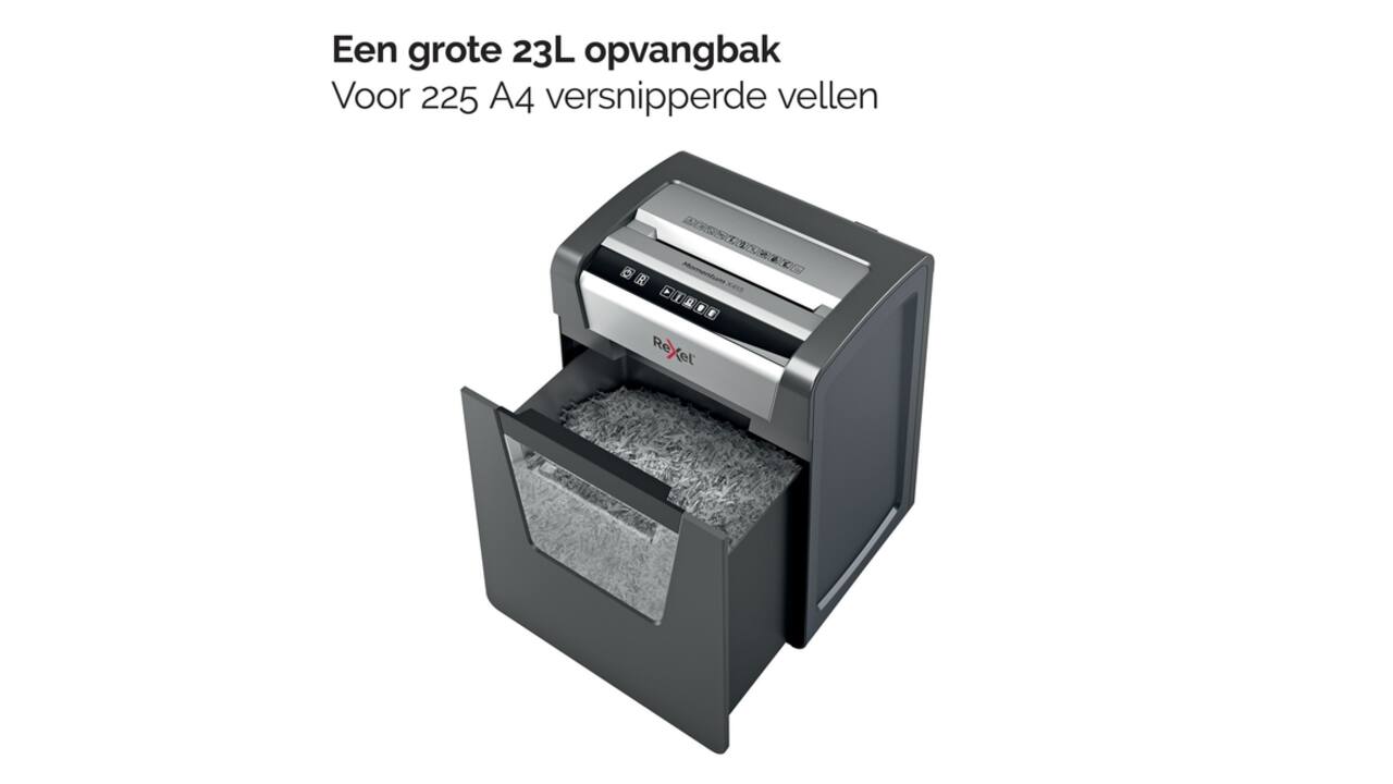 Papiervernietiger Rexel Momentum X415 snippers 4x40mm