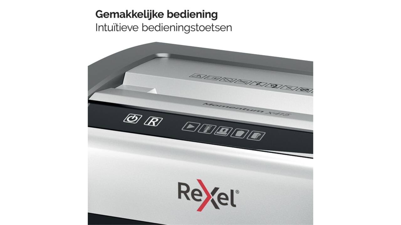 Papiervernietiger Rexel Momentum X415 snippers 4x40mm