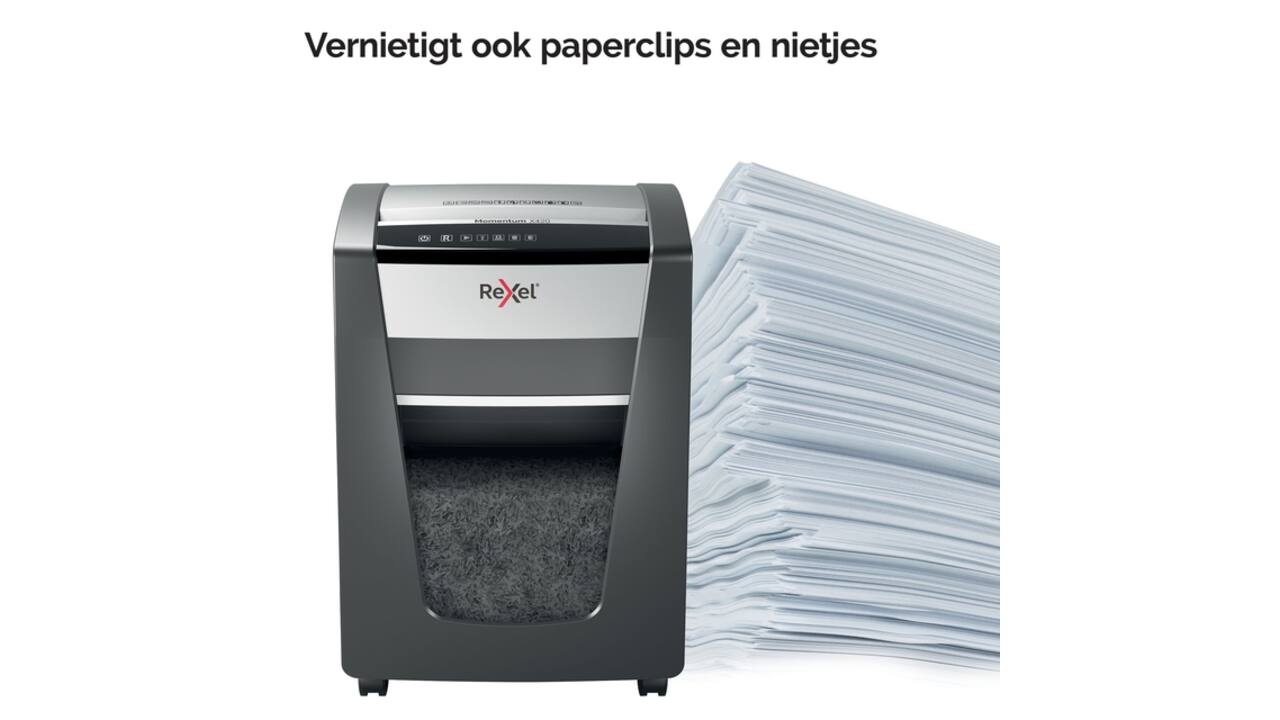 Papiervernietiger Rexel Momentum X420 snippers 4x40mm