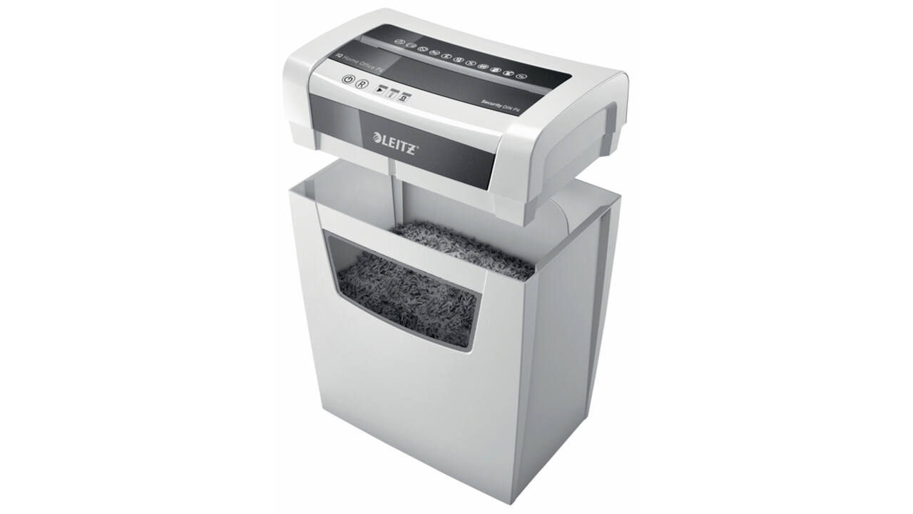 Papiervernietiger Leitz IQ Home Office P4 snippers 4x28mm