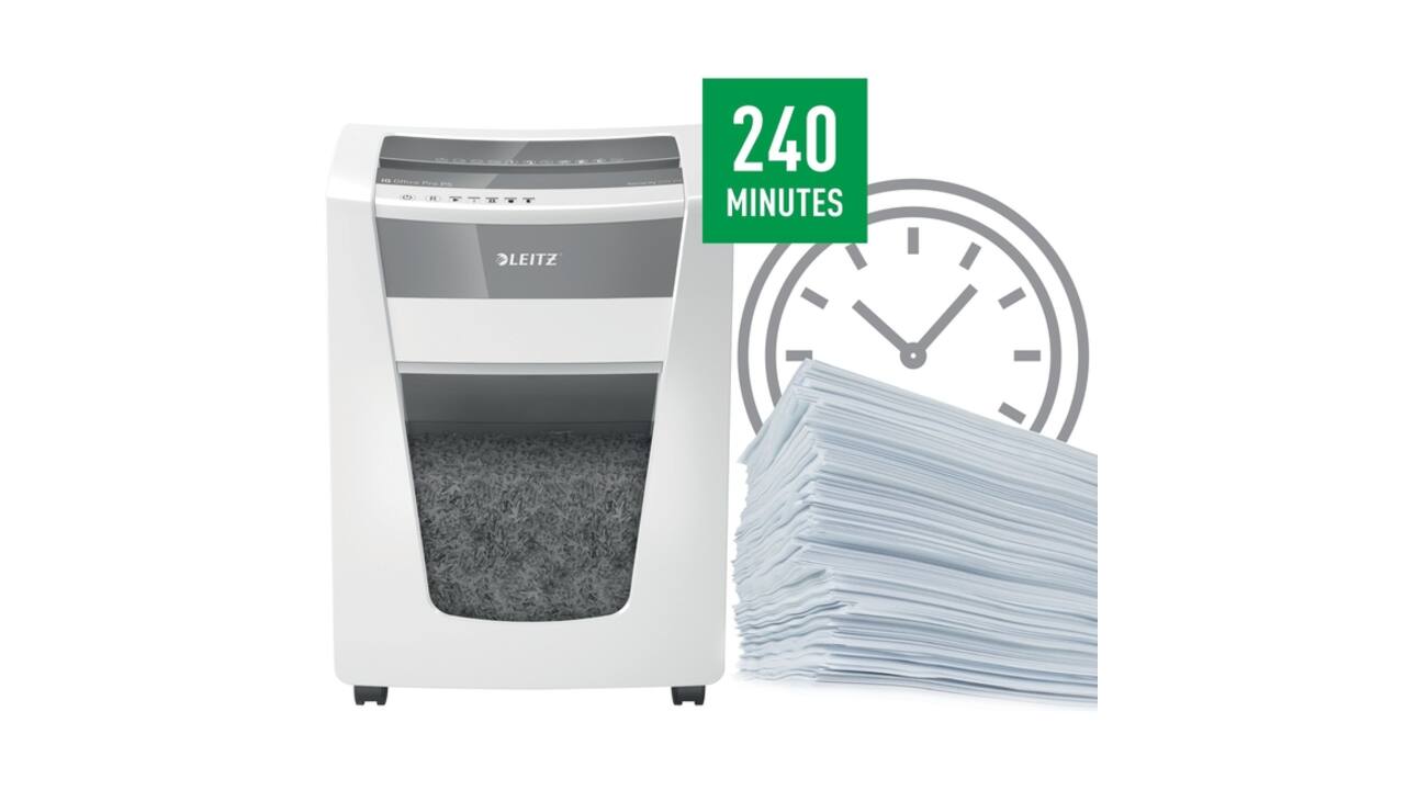 Papiervernietiger Leitz IQ Office Pro P5 snippers 2x15mm