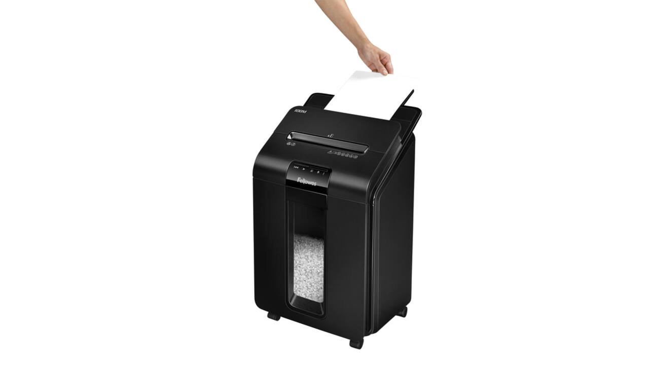 Papiervernietiger Fellowes Automax 100M snippers 4x10mm