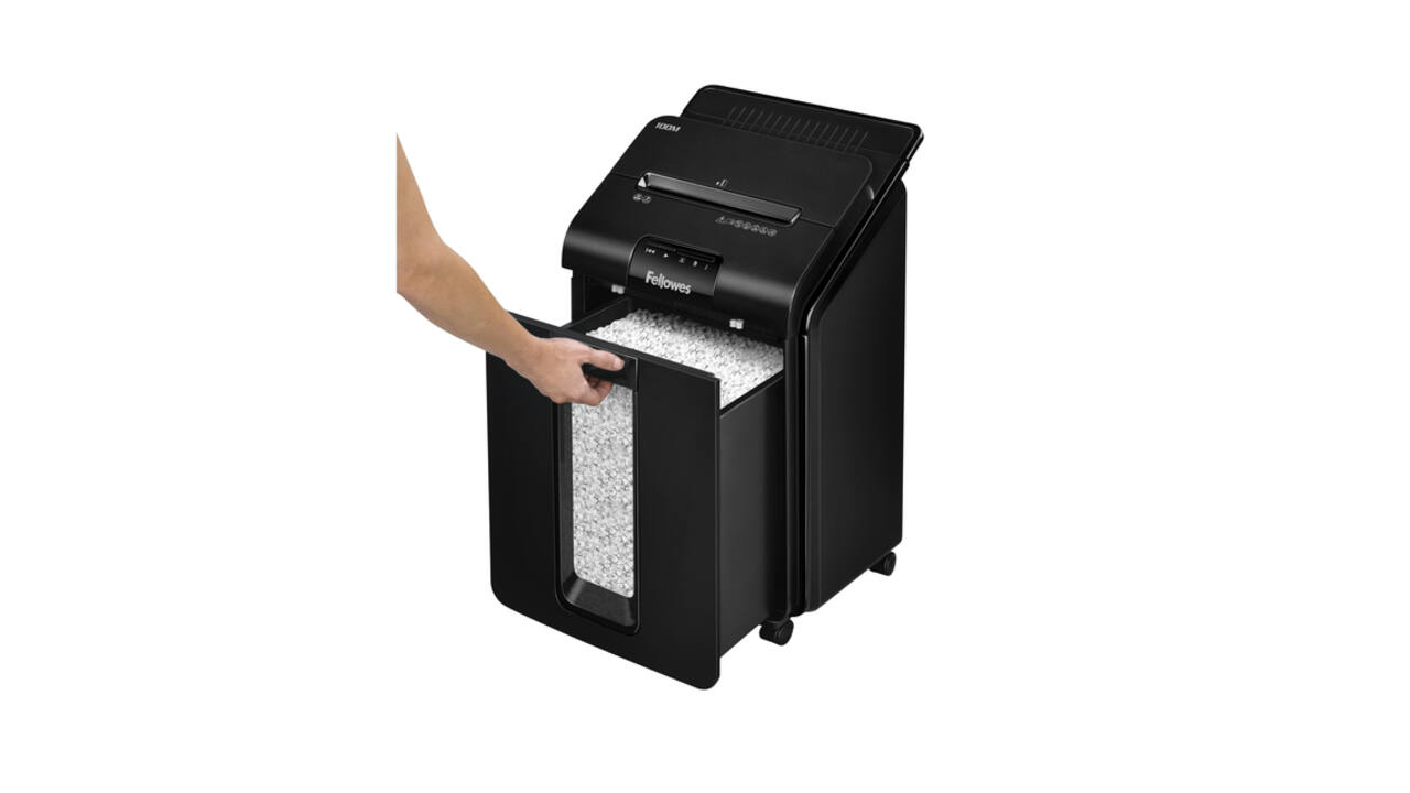 Papiervernietiger Fellowes Automax 100M snippers 4x10mm