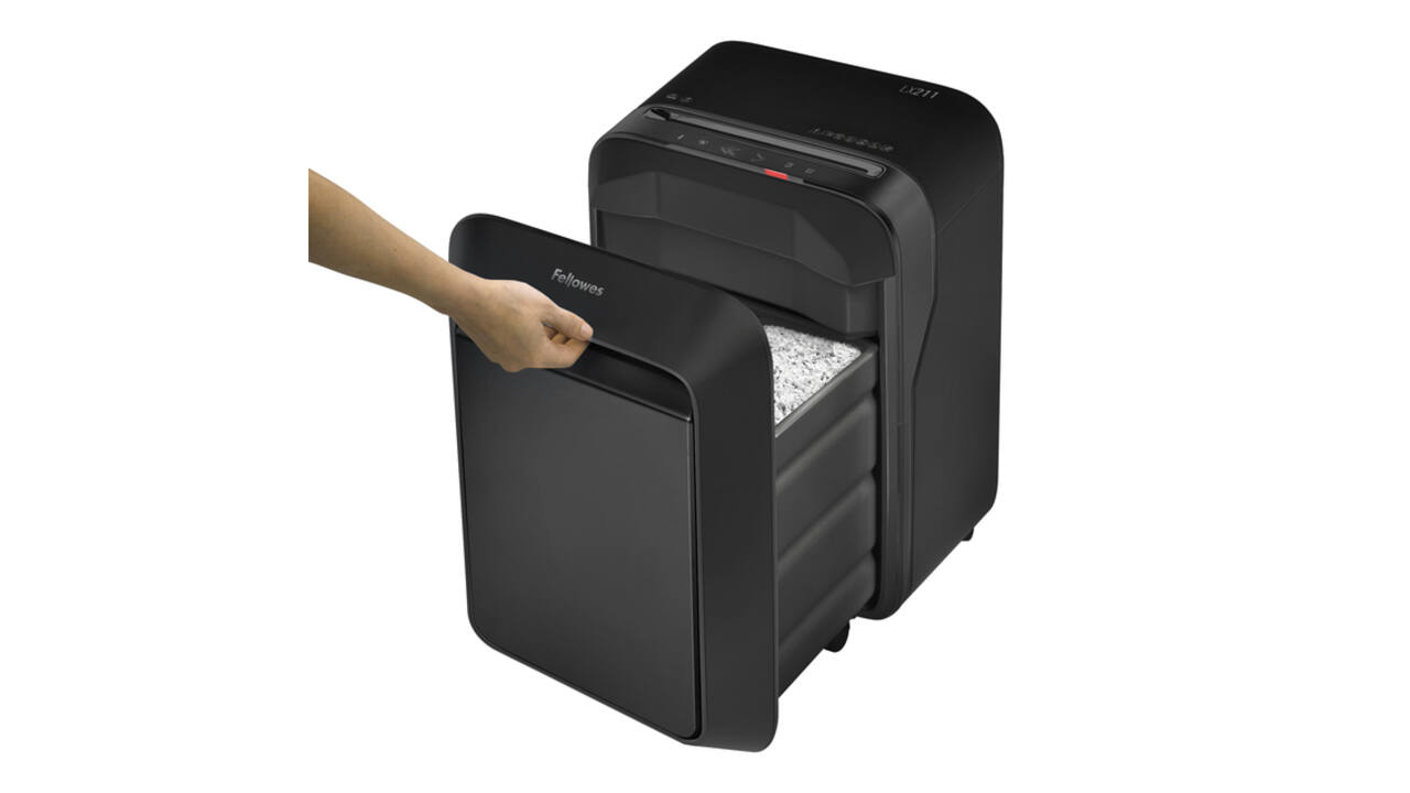 Papiervernietiger Fellowes Powershred LX211 snippers 2x12mm zwart