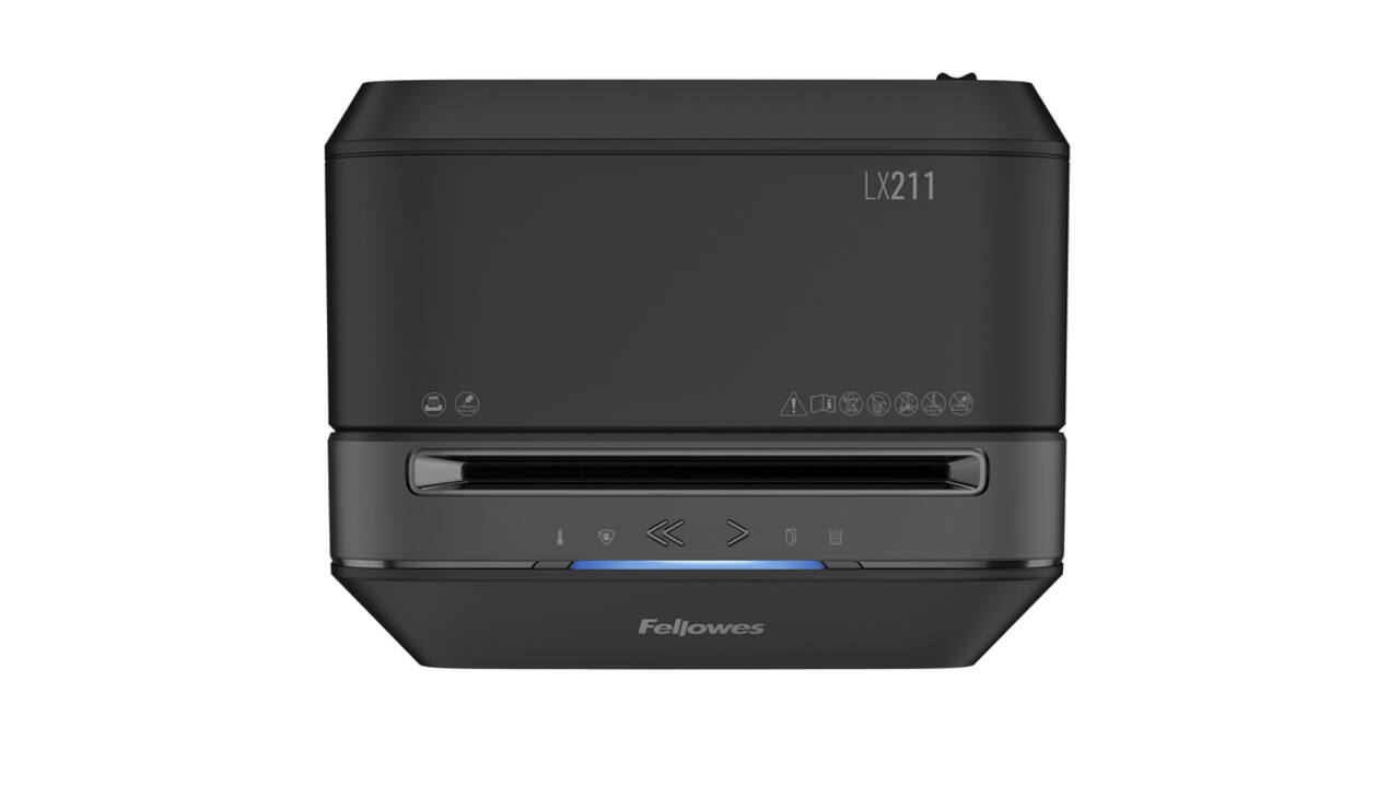 Papiervernietiger Fellowes Powershred LX211 snippers 2x12mm zwart