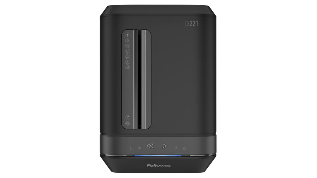 Papiervernietiger Fellowes Powershred LX221 snippers 2x12mm zwart