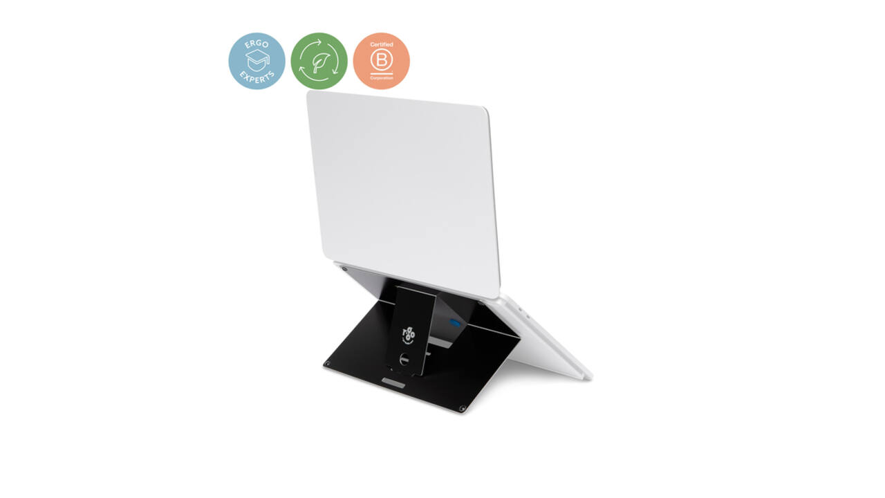 Laptopstandaard R-Go Riser Attachable