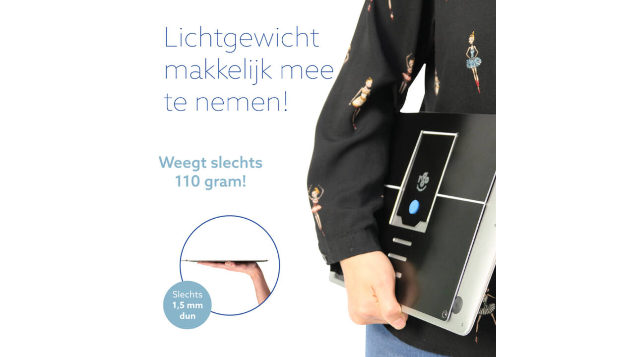 Laptopstandaard R-Go Riser Attachable