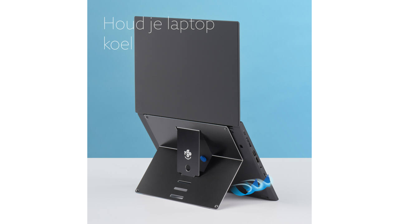 Laptopstandaard R-Go Riser Attachable