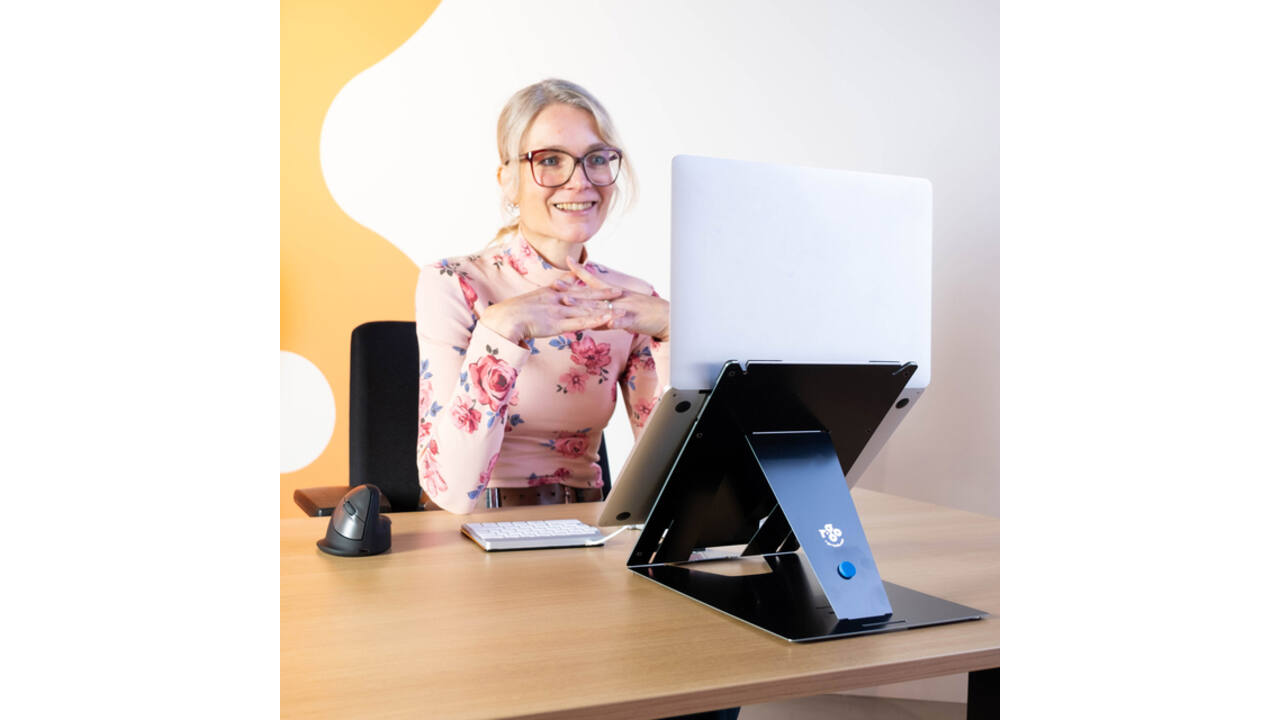 Laptopstandaard R-Go Riser DUO