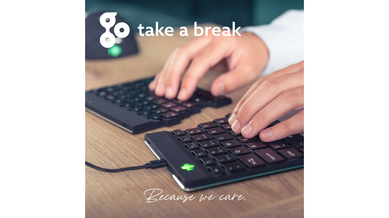 Toetsenbord R-Go Ergonomisch Split Break AZERTY