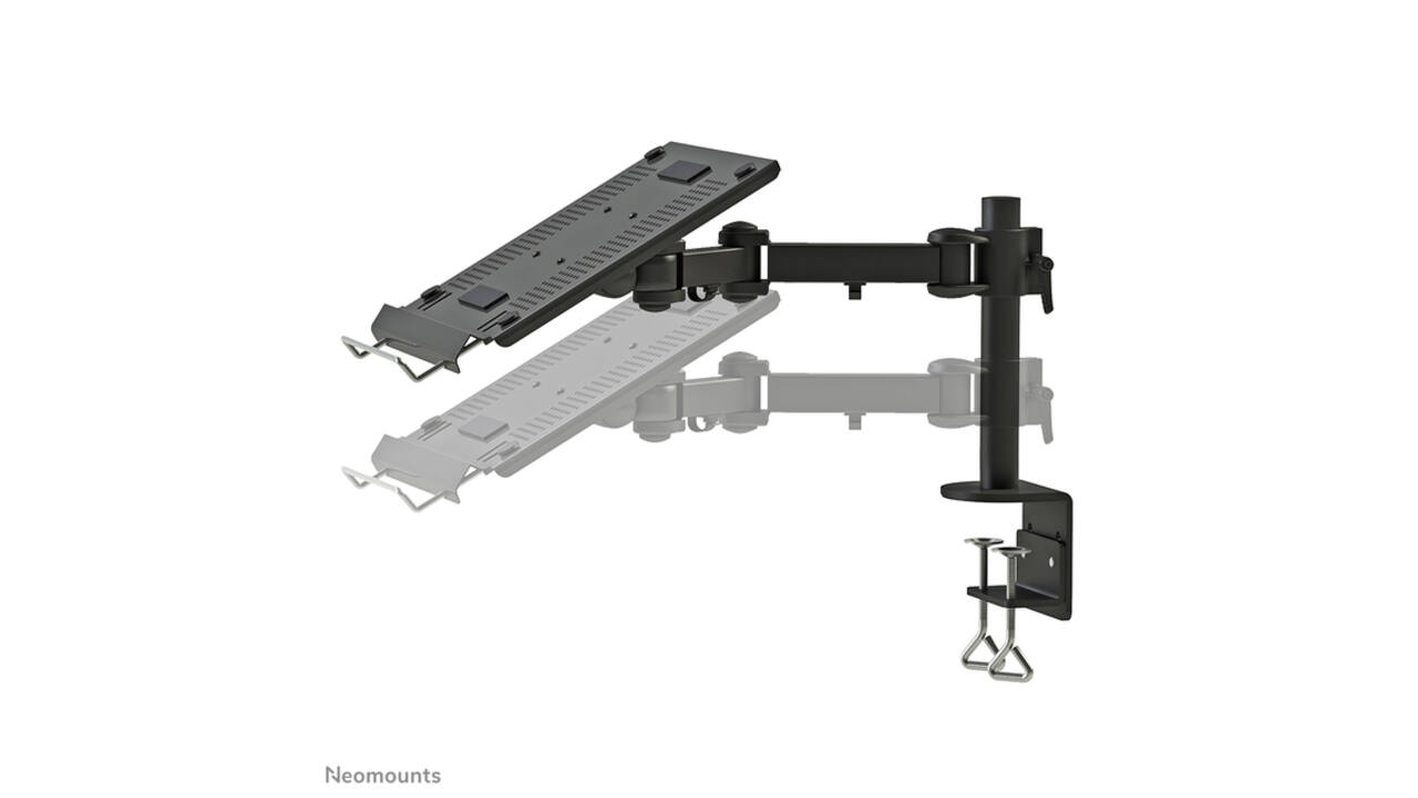 Laptoparm Neomounts D100 met klem zwart
