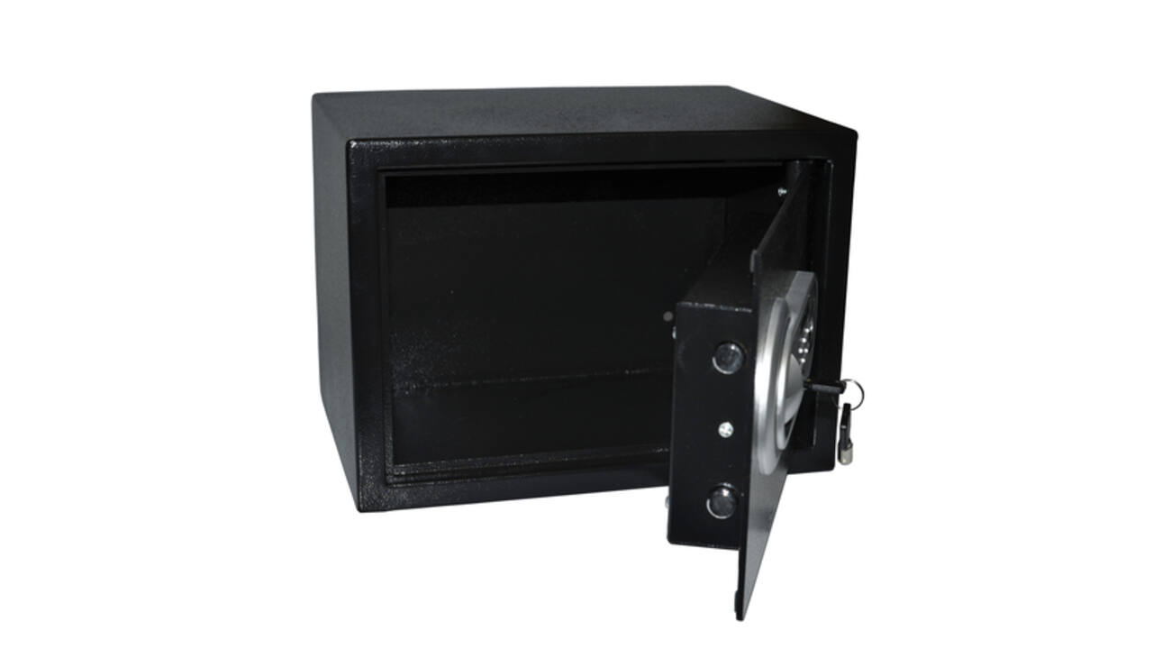 Kluis Pavo fingerprint elektronisch 350x250x250mm zwart