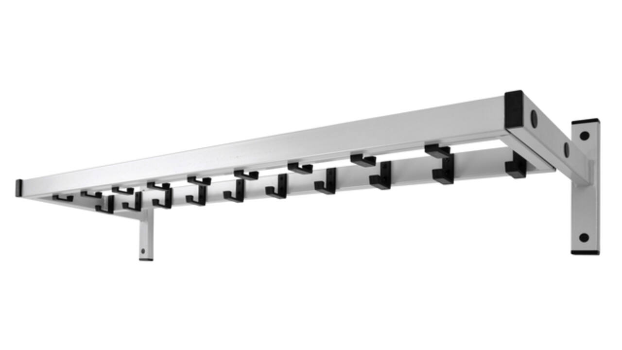 Kapstok wand VepaBins Safe met 19 haken