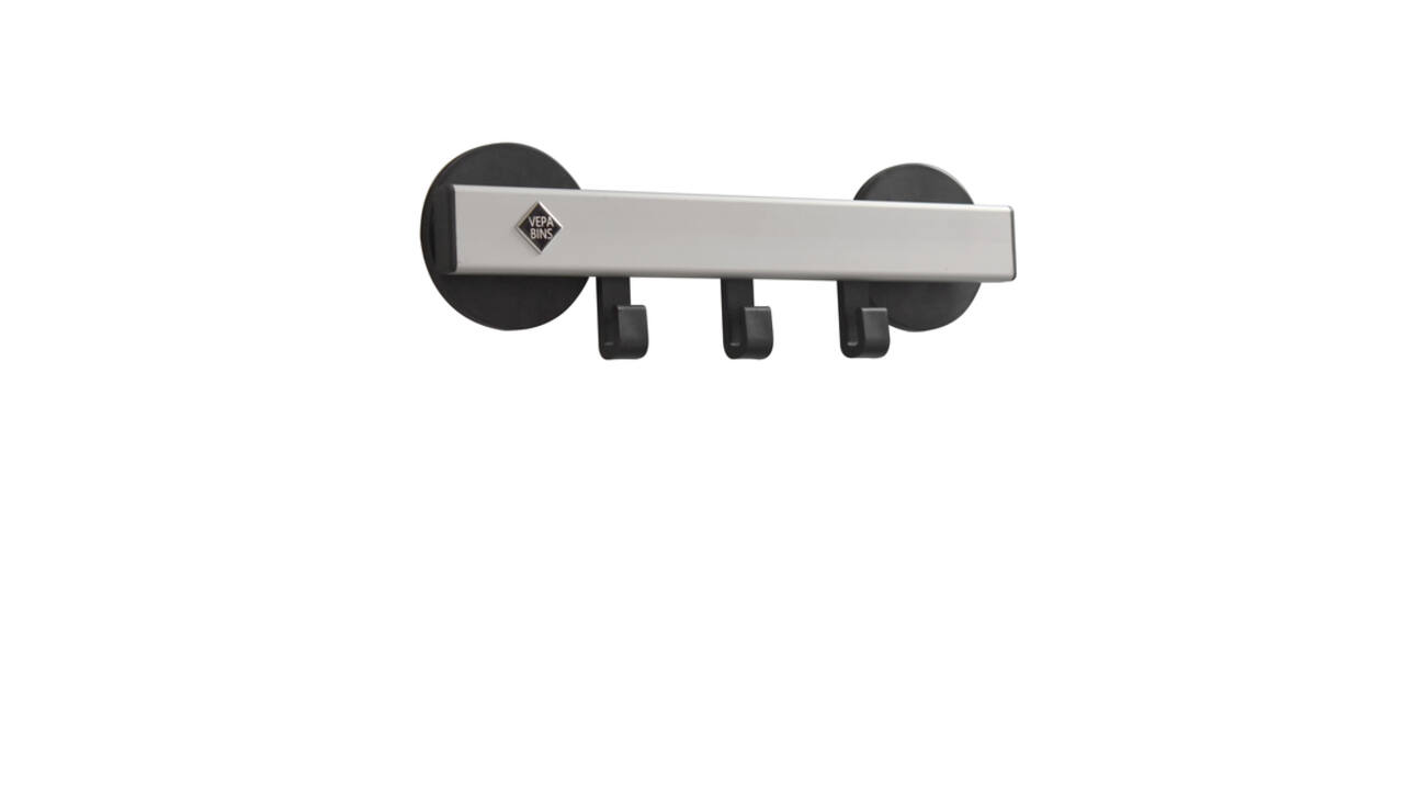 Kapstok magnetisch VepaBins met 3 haken