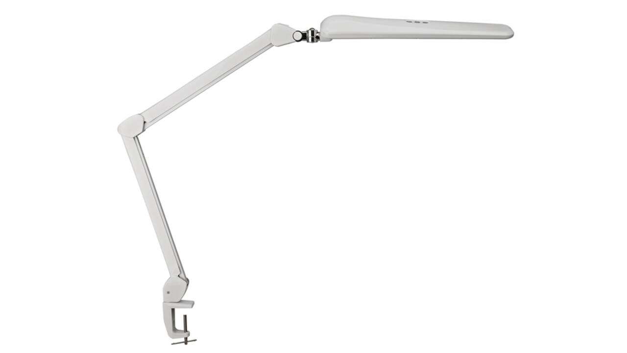 Werkpleklamp MAUL Craft LED tafelklem dimbaar wit