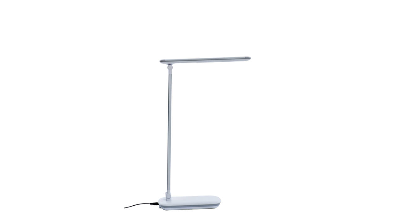 Bureaulamp MAUL Jazzy LED voet dimbaar + usbpoort wit