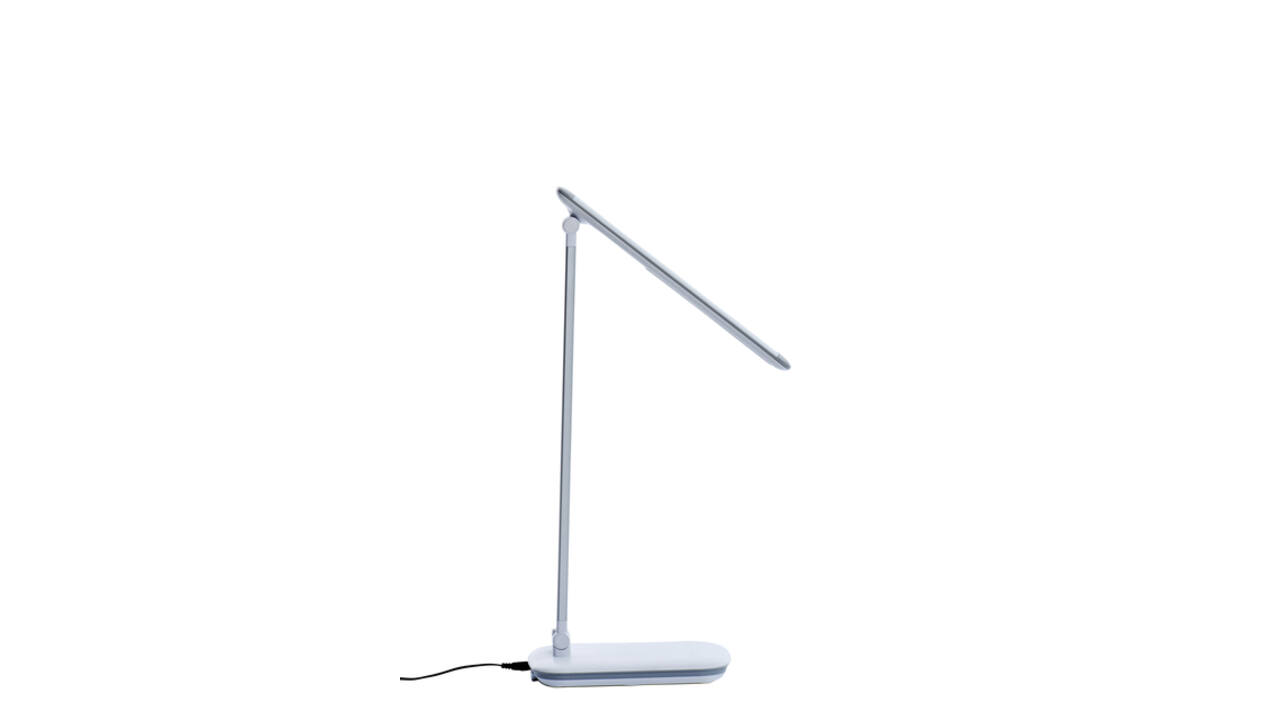 Bureaulamp MAUL Jazzy LED voet dimbaar + usbpoort wit