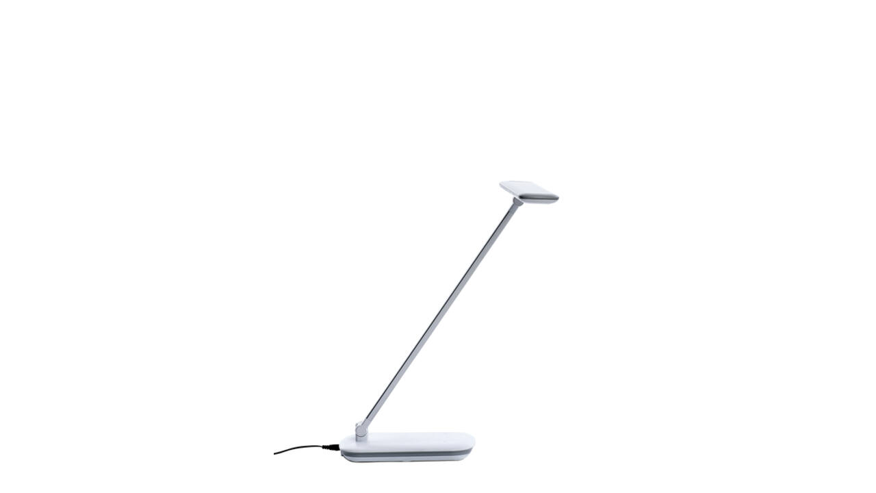 Bureaulamp MAUL Jazzy LED voet dimbaar + usbpoort wit