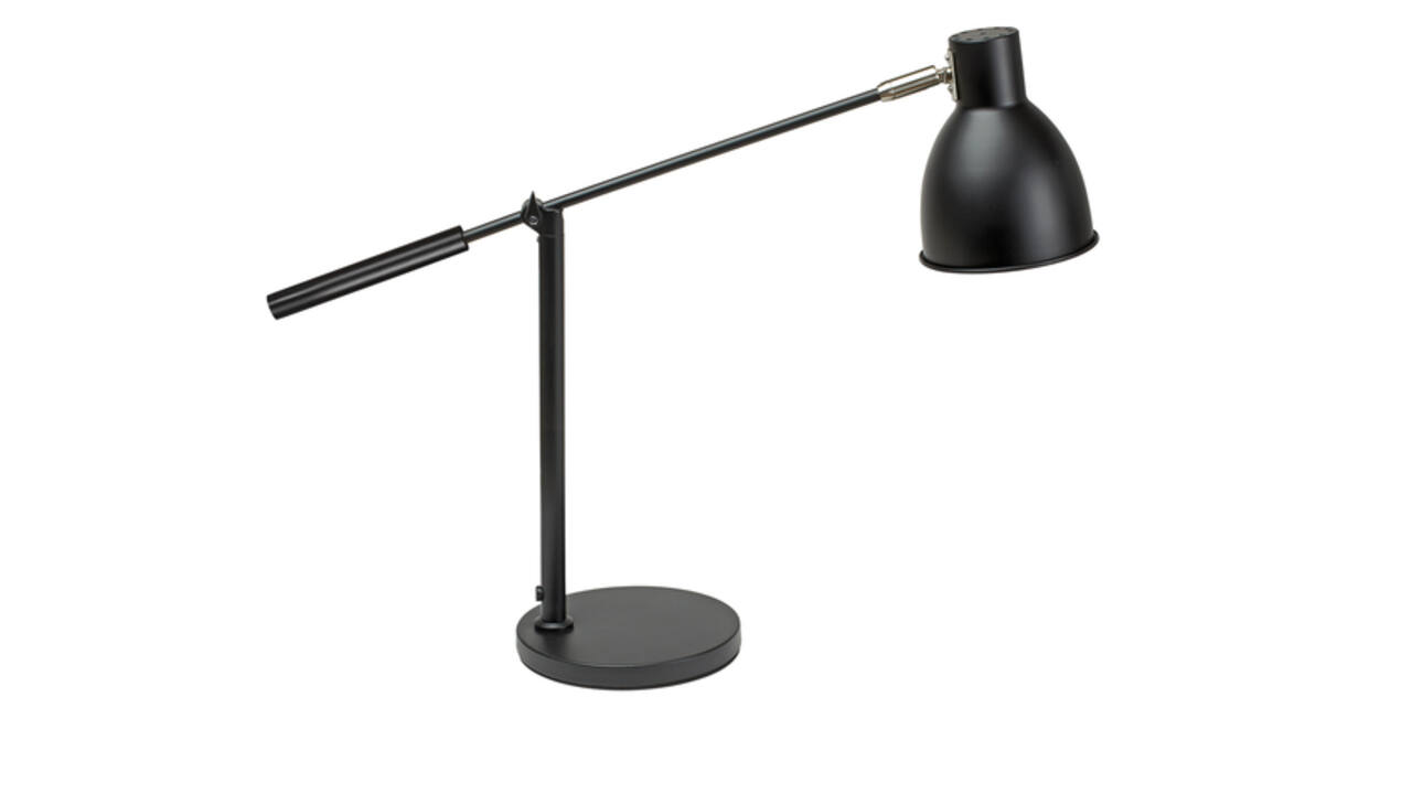 Bureaulamp MAUL Finja excl. LED lamp voet zwart