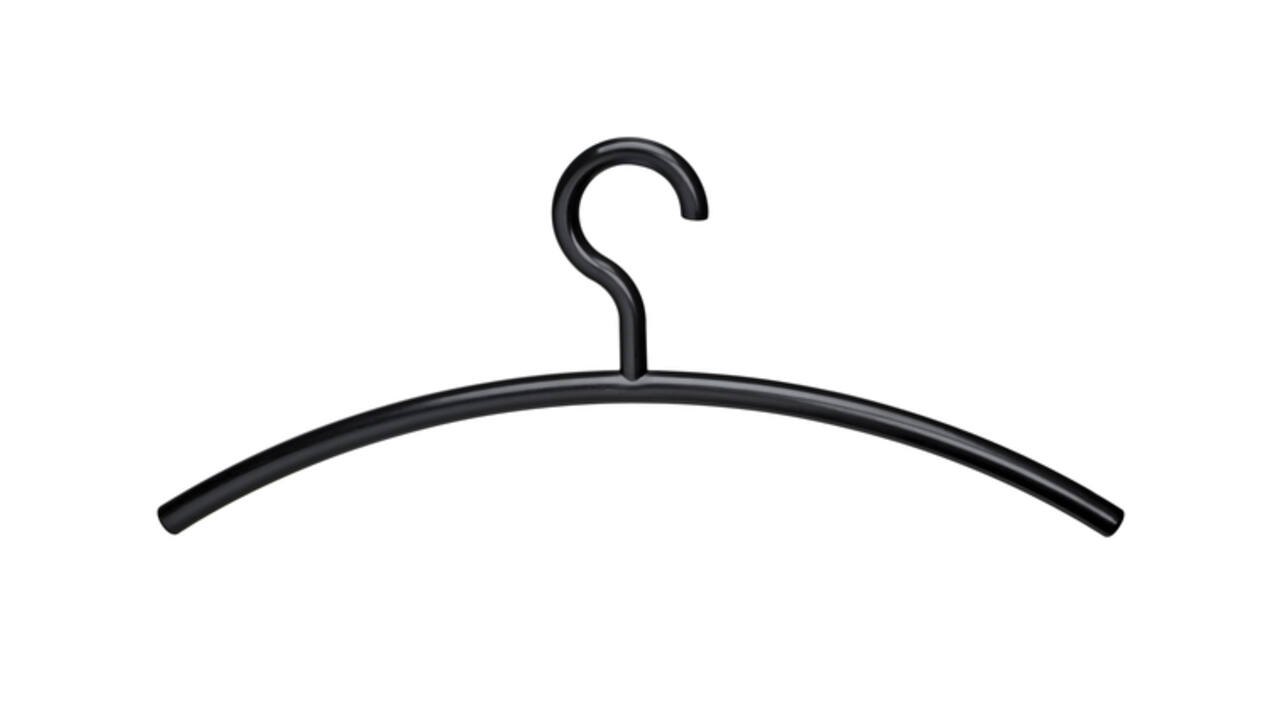 Kledinghanger MAUL acryl 460X190mm zwart 5 stuks