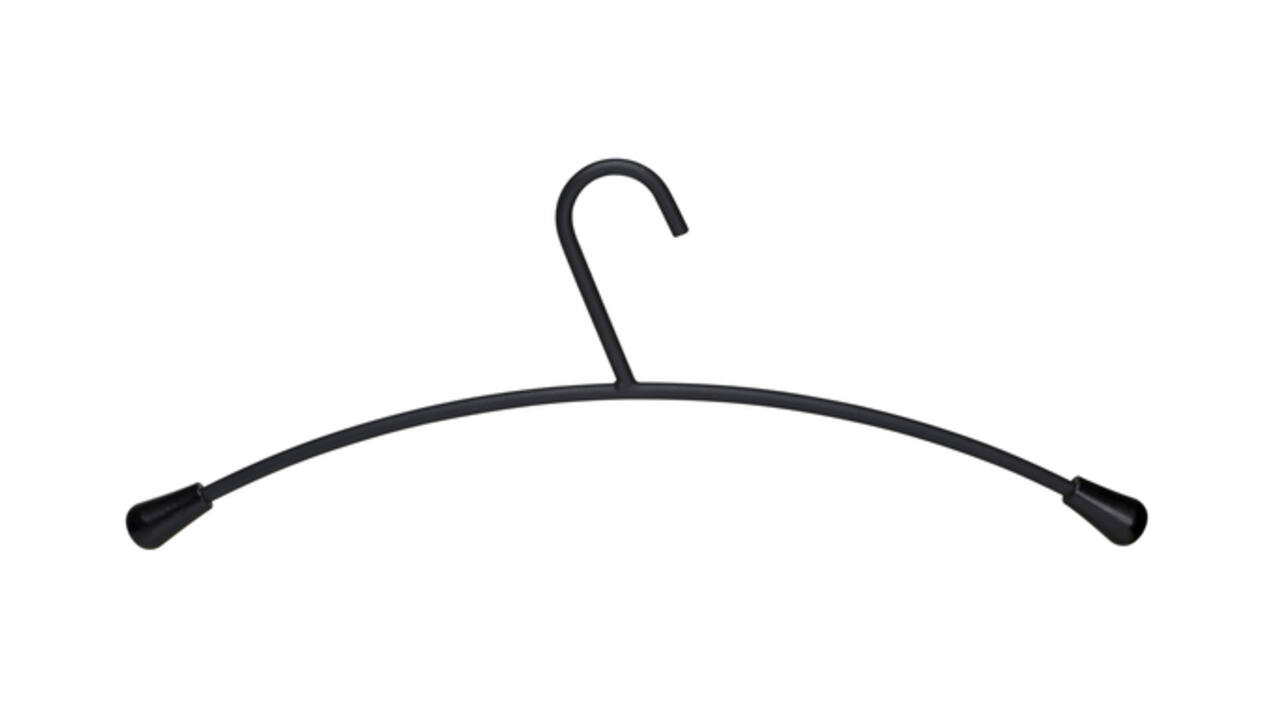 Kledinghanger MAUL metaal 460x190mm zwart 5 stuks