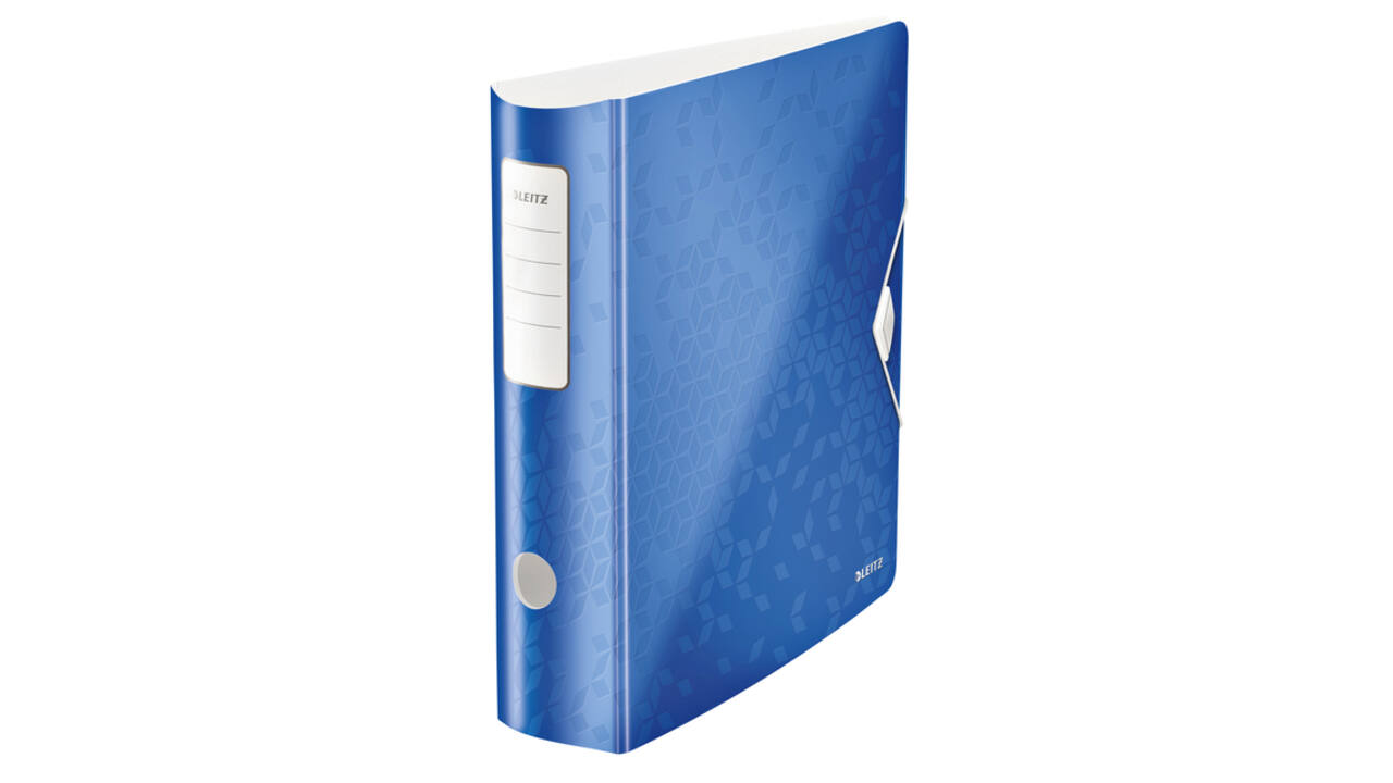 Ordner Leitz WOW active 180° 80mm PP A4 blauw