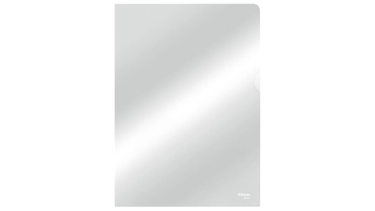 Insteekmap L-model Esselte standaard copy safe 0.11mm PP A4 glashelder 100 stuks