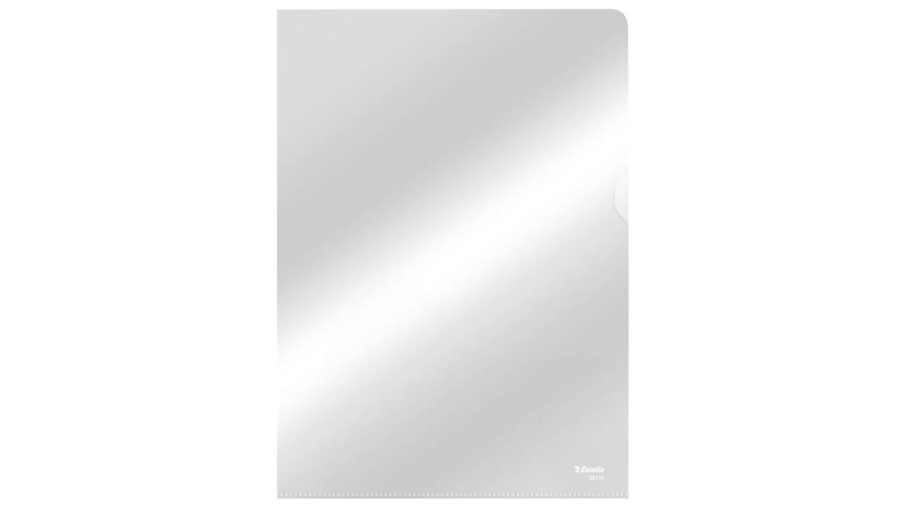 Insteekmap L-model Esselte standaard copy safe 0.11mm PP  A4 transparant 10 stuks