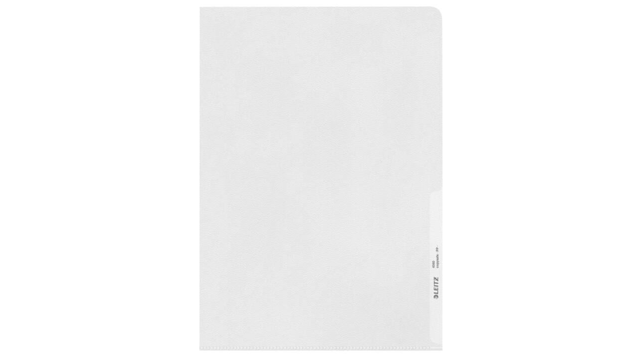 Insteekmap L-model Leitz Premium copy safe 0.17mm PP A4 transparant 100 stuks