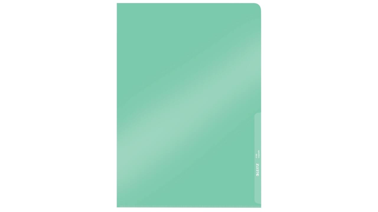 Insteekmap L-model Leitz Premium copy safe 0.15mm PVC A4 groen 100 stuks